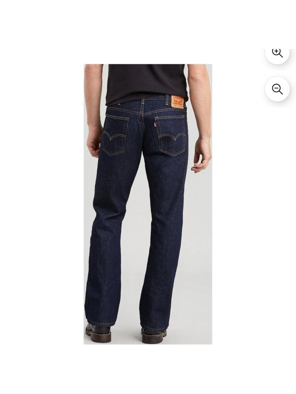 LEVI'S 517 Jeans Mens Bootcut Fit Dark Denim Size 40 X 30 Minimalist Work Preppy - Picture 2 of 8